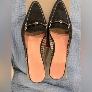 Cole Haan Black Suede Mules - size 9B